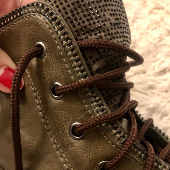 Guess Studded Combat Boots - Picture 3 of 3